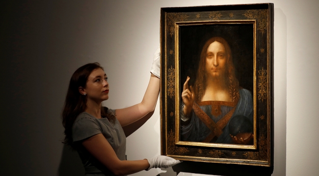 Leonardo Da Vinci'nin “Salvador Mundi” adlı tablosu rekor fiyata satıldı