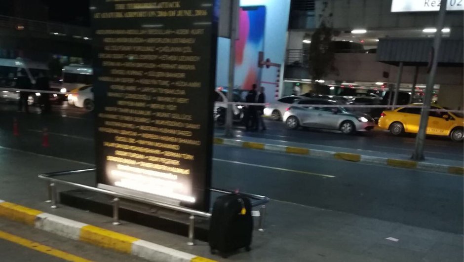 Atatürk Havalimanı'nda hareketli anlar