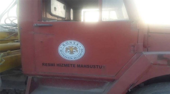 Rakka'da bulunan araç için Konya Büyükşehir Belediyesi'nden açıklama