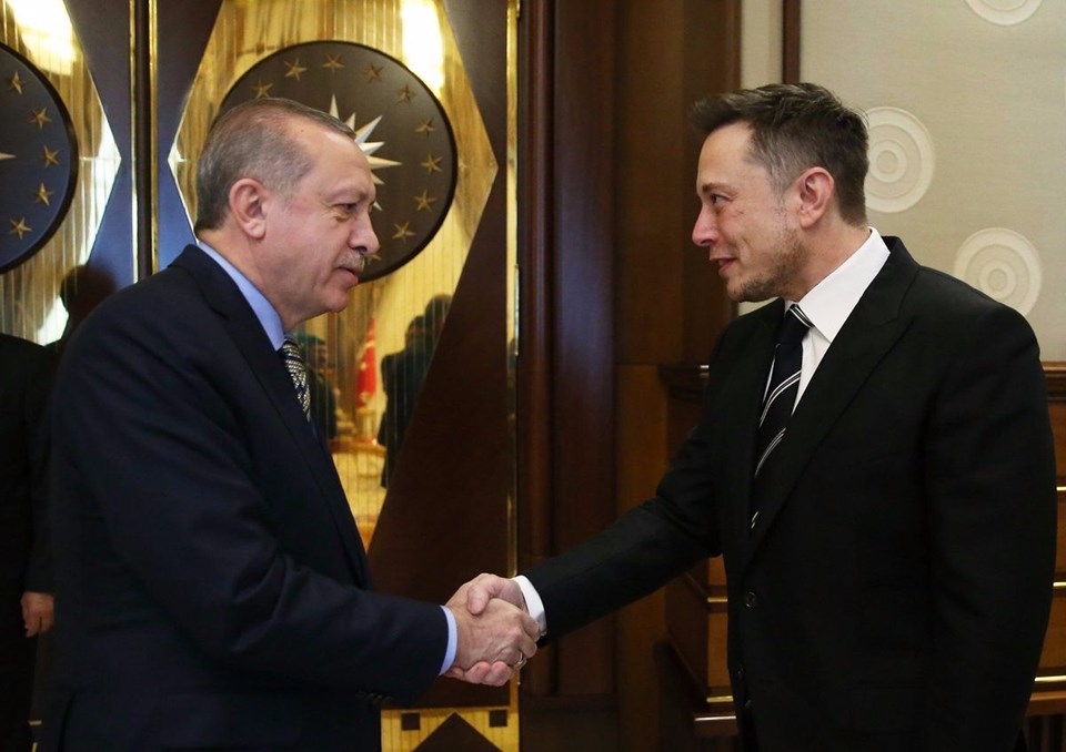 Elon Musk, Erdoğan ile görüşüyor