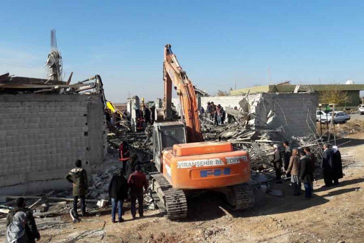 Urfa'da inşaat çöktü: 1 işçi yaşamını yitirdi