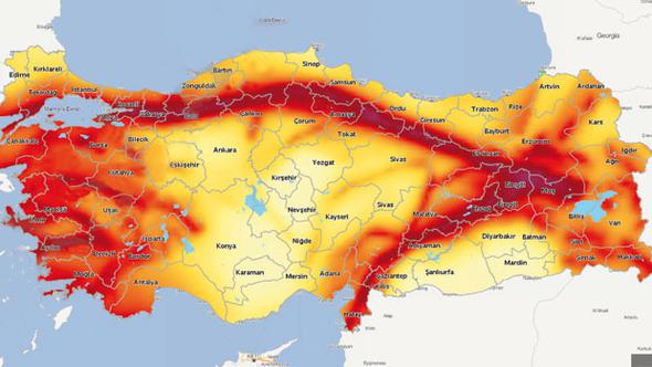 Türkiye'nin deprem haritası yenilendi