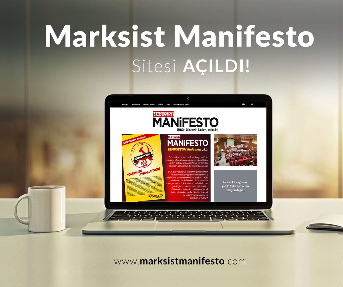 Teorik dergi Marksist Manifesto'nun internet sitesi açıldı