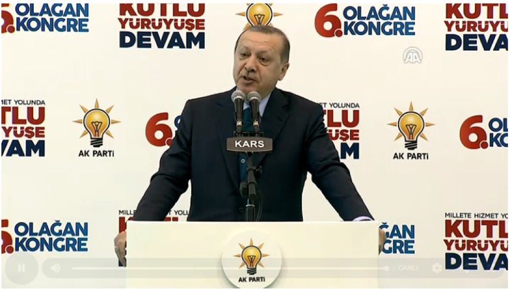 Erdoğan: ABD'de kurulan mahkemeler sahte