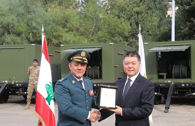 Çin'den Lübnan Ordusuna yardım