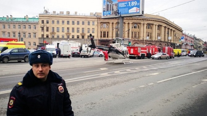 St. Petersburg'ta patlama: 9 yaralı