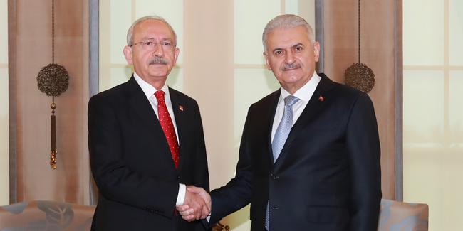 Başbakan Yıldırım ile Kılıçdaroğlu görüştü