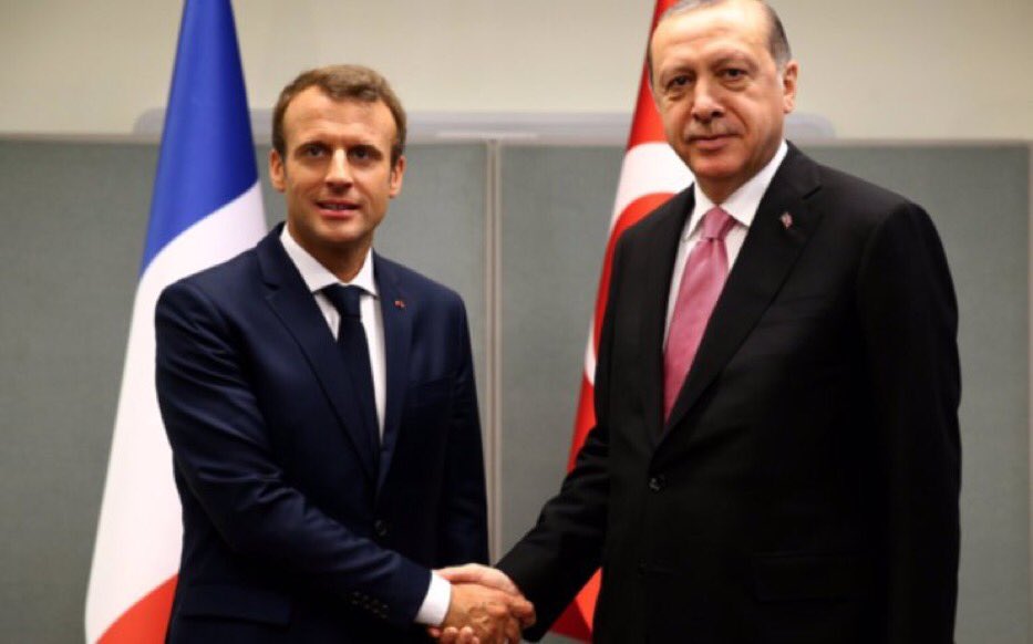 Erdoğan Fransa'da: Füze sistemi anlaşması imzalandı