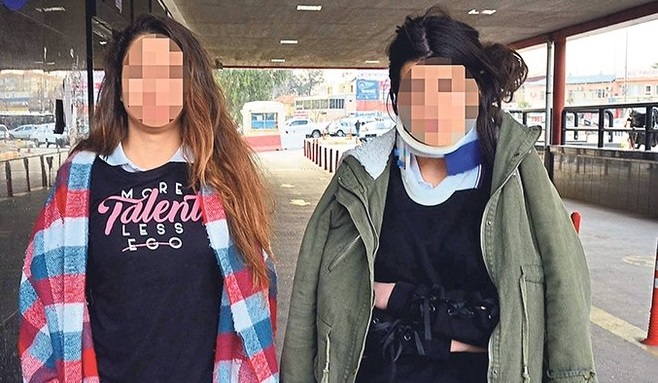 Lisede dehşet: Kız öğrenciler demir boruyla dövüldü