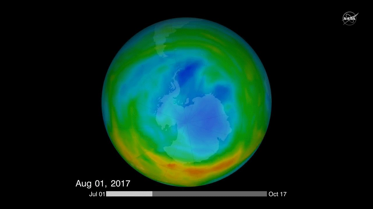 Ozon tabakasındaki delik küçülüyor