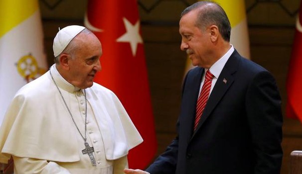 Erdoğan Vatikan'a gidiyor