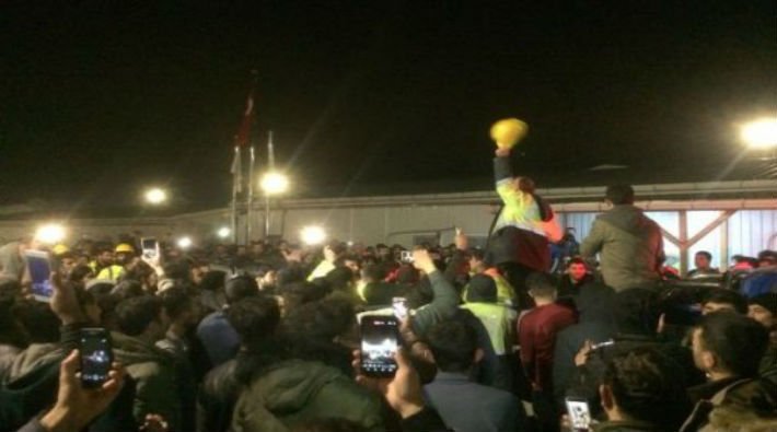 VİDEO | Üçüncü havalimanında işçilerin eylemi kazanımla sonuçlandı