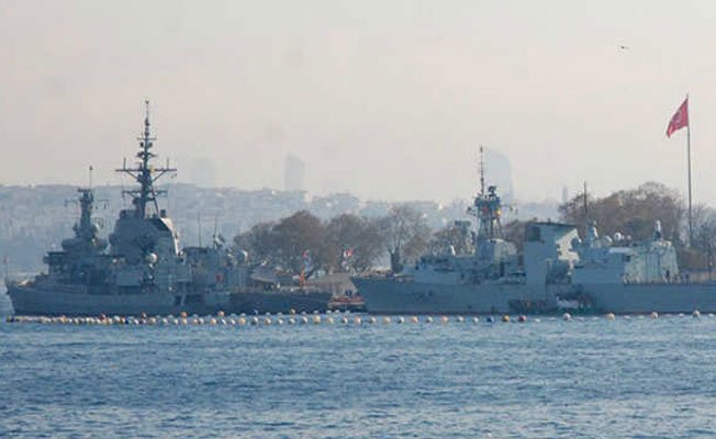 Boğaz'a demir atan NATO gemileri için dikkat çeken açıklama