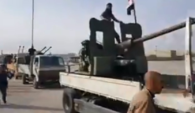 VİDEO | Suriye hükümetine bağlı güçler Afrin'e ilerliyor