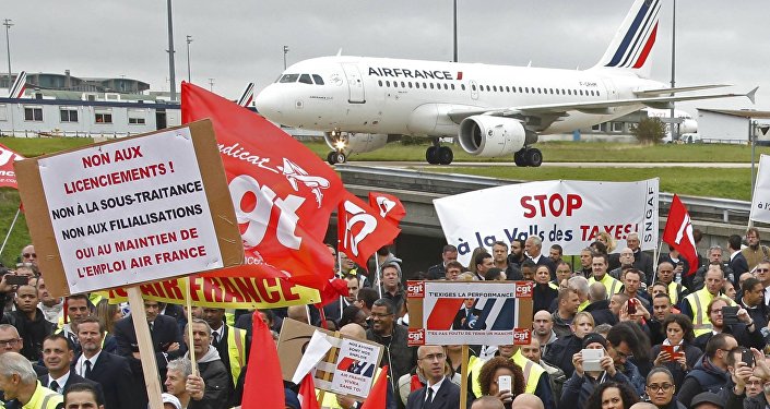 Air France emekçileri grevde