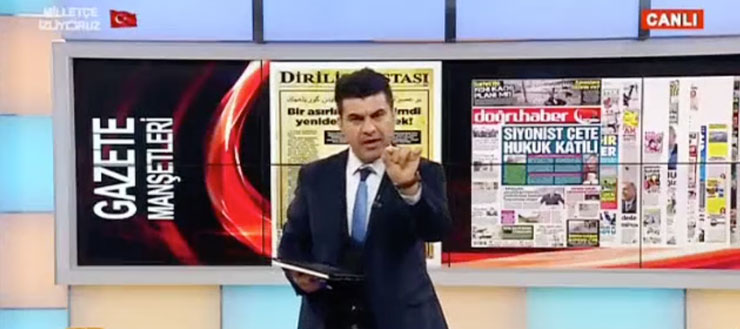 VIDEO | Akit TV sunucusundan Cumhuriyet'e: Sizin gibileri katletmek mübahtır