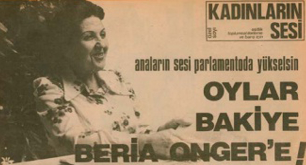 Hafıza-i Beşer | 14 Şubat 2015: İKD'nin ilk genel başkanı Bakiye Beria Onger hayata gözlerini yumdu...