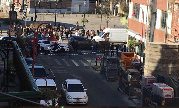 Brüksel'de hareketli anlar