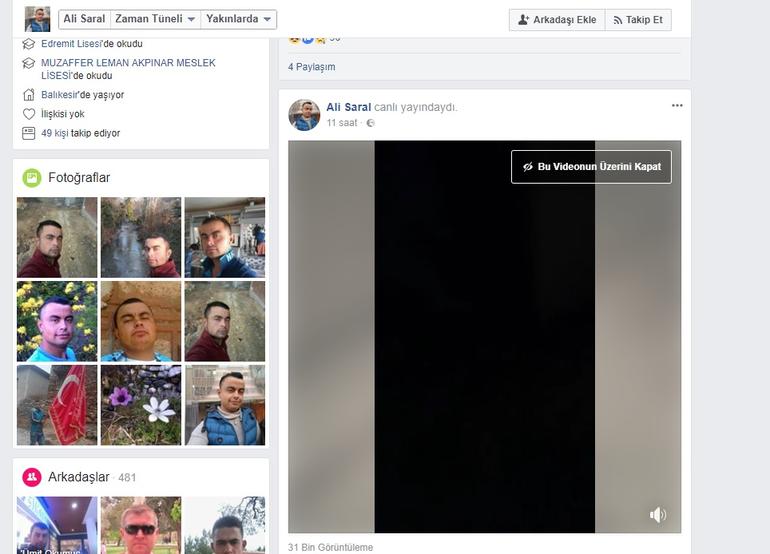 Facebook'tan yayınlanan katliam videosu saatlerce kaldırılmadı