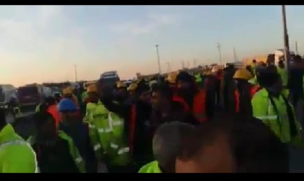 VİDEO | Üçüncü havalimanında işçiler kölelik koşullarına karşı ayakta