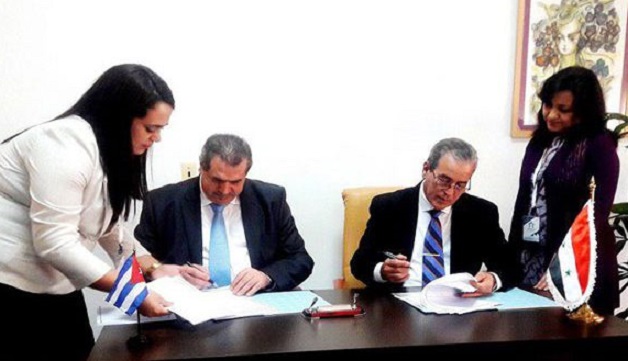 Suriye ve Küba arasında işbirliği anlaşması