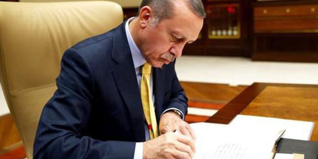 Erdoğan'dan rektör ataması