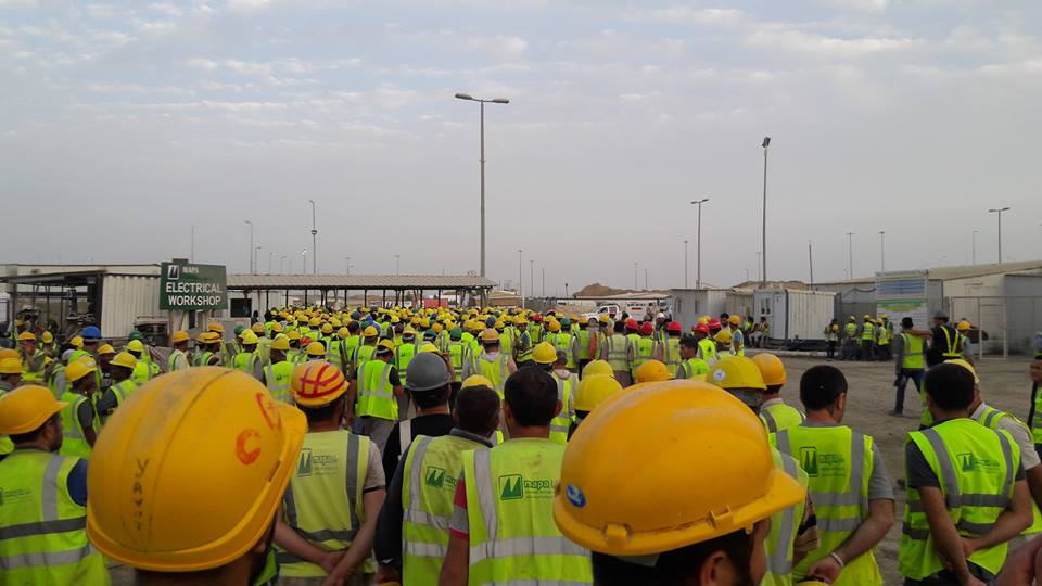 Suudi Arabistan'da inşaat işçilerinden grev kararı