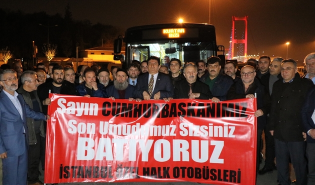 İstanbul'da cuma günü otobüsler kontak kapatacak
