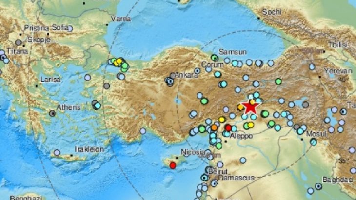 Elazığ'daki deprem Suriye, Irak, Filistin ve Lübnan'da da hissedildi!