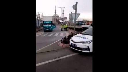 Kayseri'de polis şiddeti vatandaş kamerasında