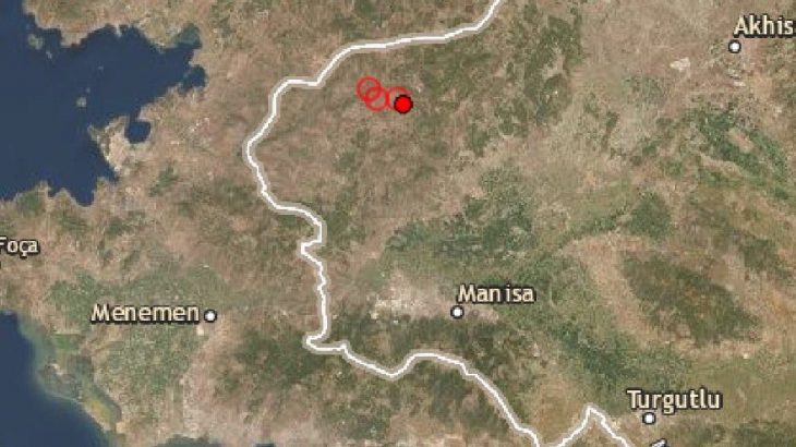 Manisa'da 4.1 büyüklüğünde deprem