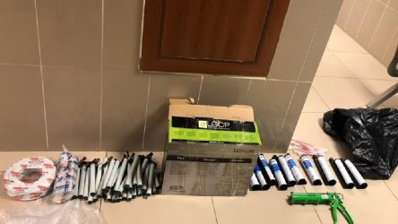 Adliyede bomba düzeneği!