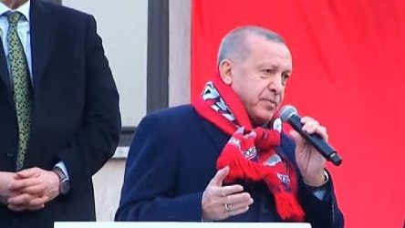 Erdoğan Bergama'da konuşuyor: Pasaportu itibar gören bir ülke konumuna geldik