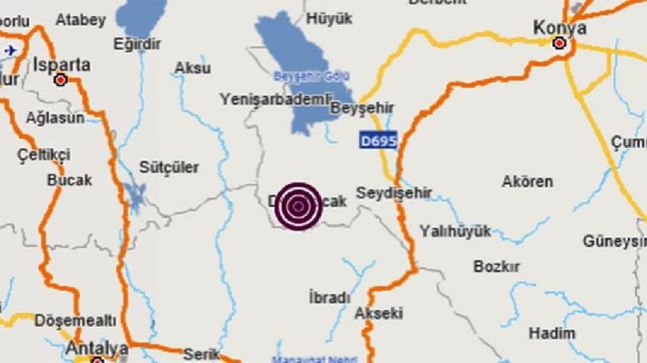 Konya'da deprem: Çevre illerde de hissedildi