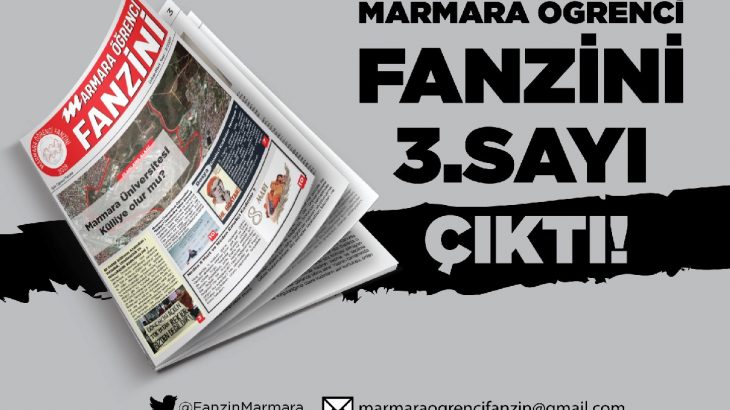 'Kampüsün sesi' Marmara Öğrenci Fanzini'nin 3. sayısı çıktı!