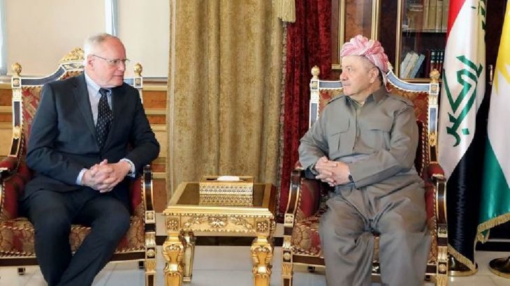 Mesud Barzani ve James Jeffrey Suriye'yi görüştü!