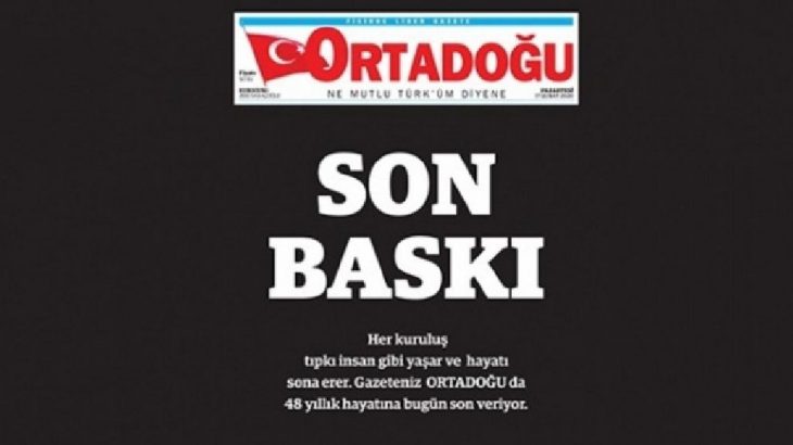 MHP'nin gazetesinden 'son baskı': Bize ihanet edenlerin sonu da çok uzun olmayacak