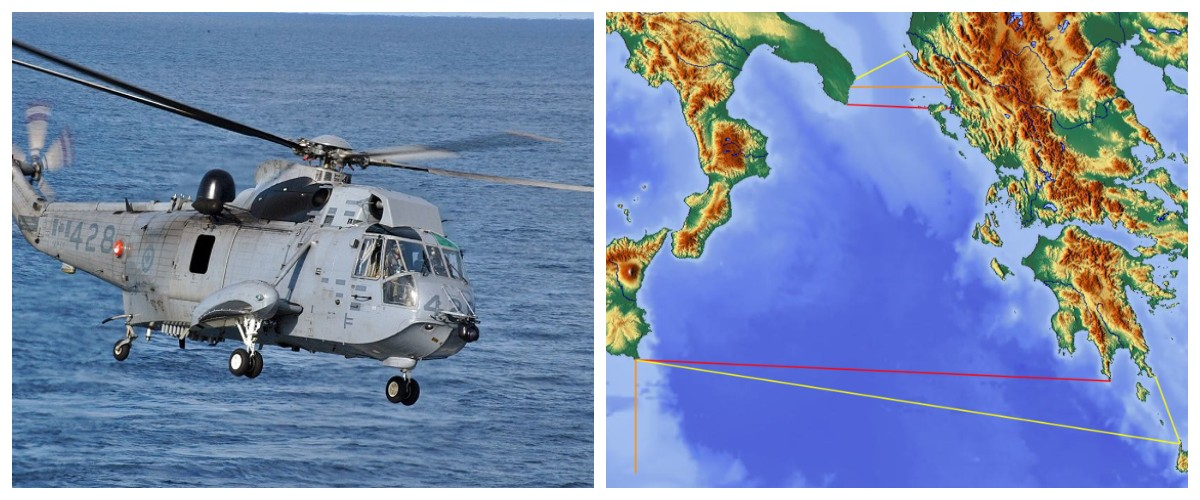 Akdeniz'de NATO bünyesinde görev yapan bir helikopter düştü