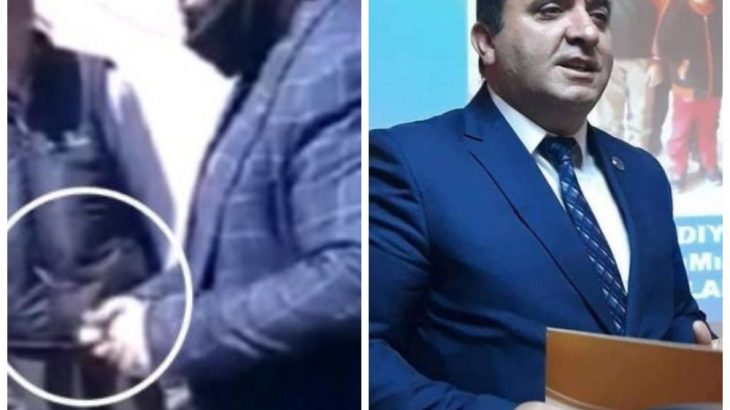 AKP’li Belediye Başkanı vatandaşa bıçak çekti: 'Şerefsizim takarım bunu sana'