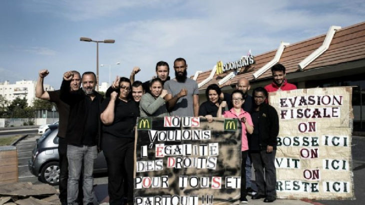 Fransa'da işçiler McDonalds’a el koydu