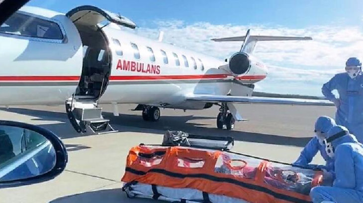 Türkiye'ye ambulans uçakla Covid-19 hastası taşımak yasaklandı
