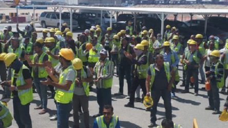 Limak işçileri mücadelelerini Türkiye'ye taşıyor