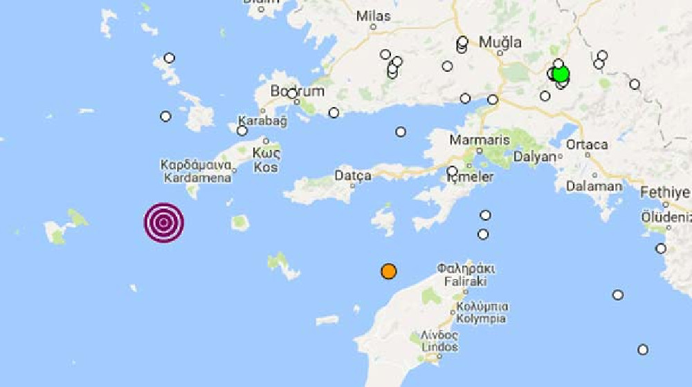 Ege Denizi’nde 4.3 büyüklüğünde deprem