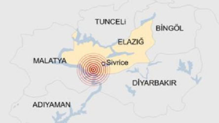 Elazığ'da 4.2 büyüklüğünde deprem oldu