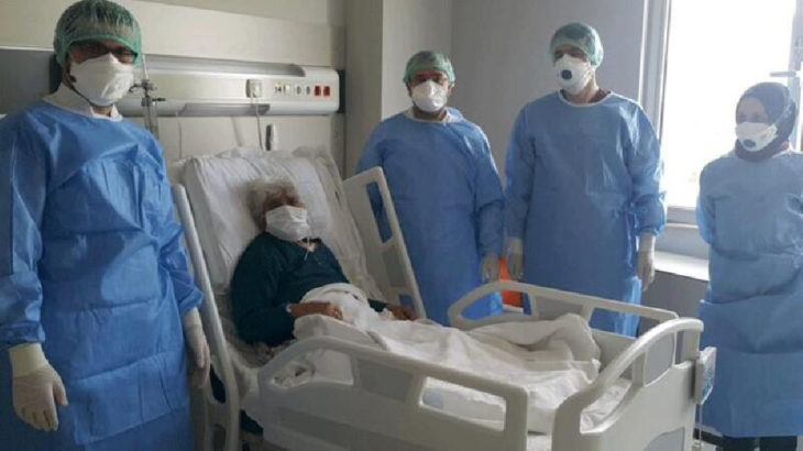 Erzincan'da 99 yaşındaki hasta Covid-19’u yendi