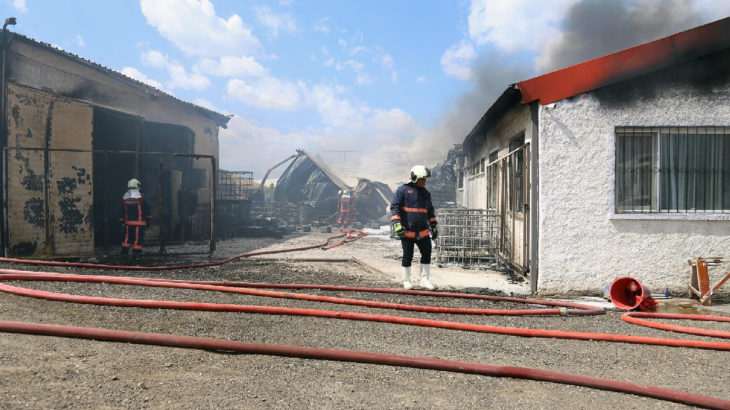 Ankara'da atölyede yangın: 2 işçi hayatını kaybetti