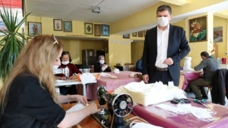 CHP'li belediyenin maske atölyesi hakkında araştırma başlatıldı