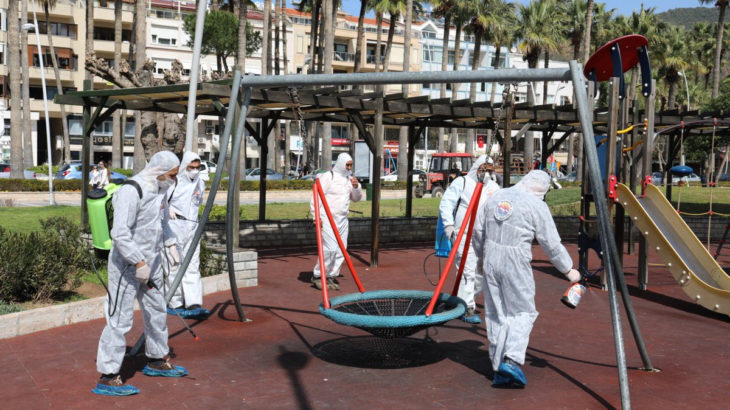 Marmaris'e de maske zorunluluğu geldi