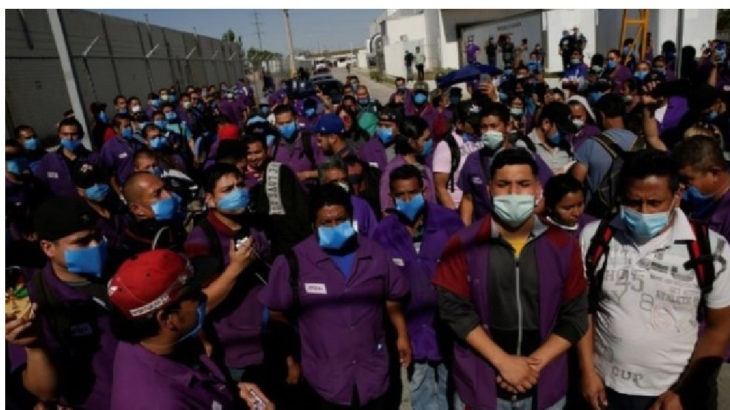 Meksika’da ABD için üretim yapan fabrikalara üretim baskısı: Önlemler hiçe sayılıyor, işçiler tehdit ediliyor