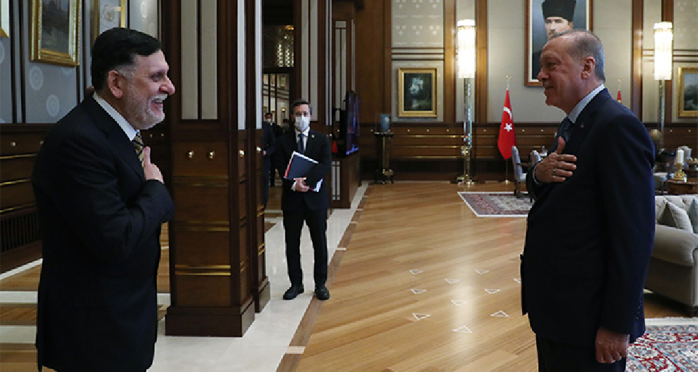 Erdoğan’dan Libya açıklaması: NATO’ya kadar tüm uluslararası platformlarda Serrac’la birlikte hareket edeceğiz